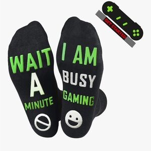 Green Gaming Socks